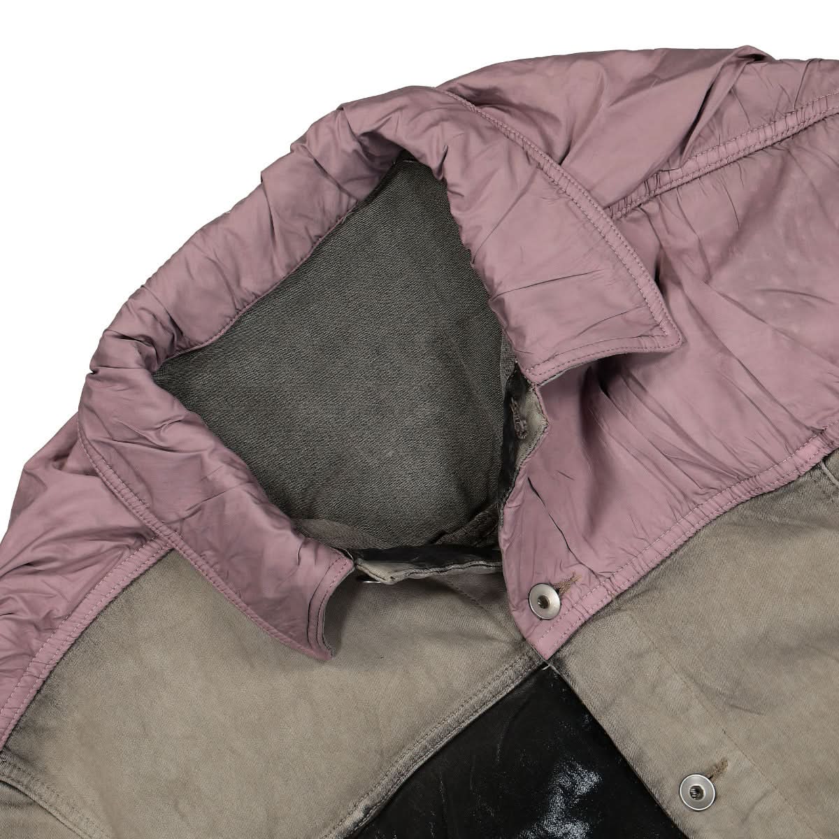 Rick Owens Jumbo Worker Denim Jacket Multicolor Detail view 3 | Gate