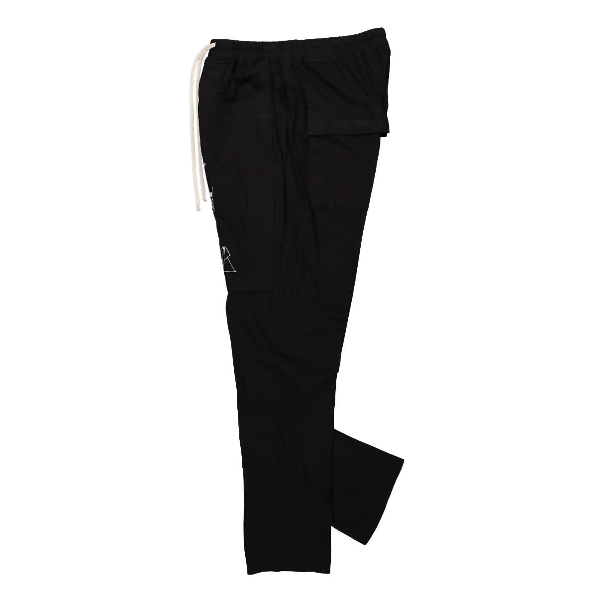 Rick Owens Toothface Belas Pants Black Detail view 3 | Gate