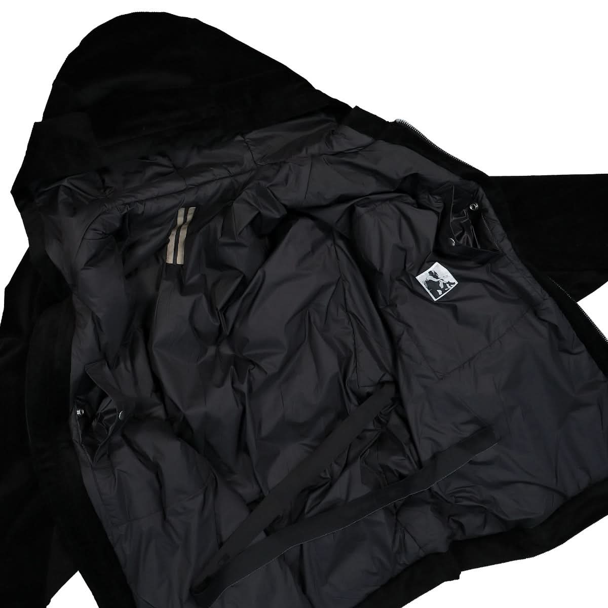 Rick Owens Peter Zip Front Jacket Black Detail view 5 | Gate