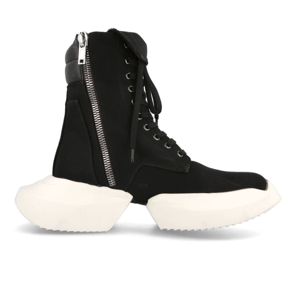 Rick Owens Army Split Black Boots Detail view 2 | Gate