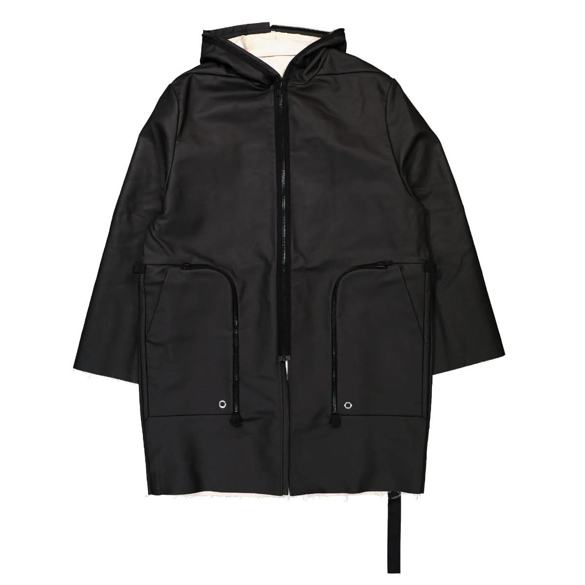 Rick Owens Strobe Parka Black Detail view 1 | Gate