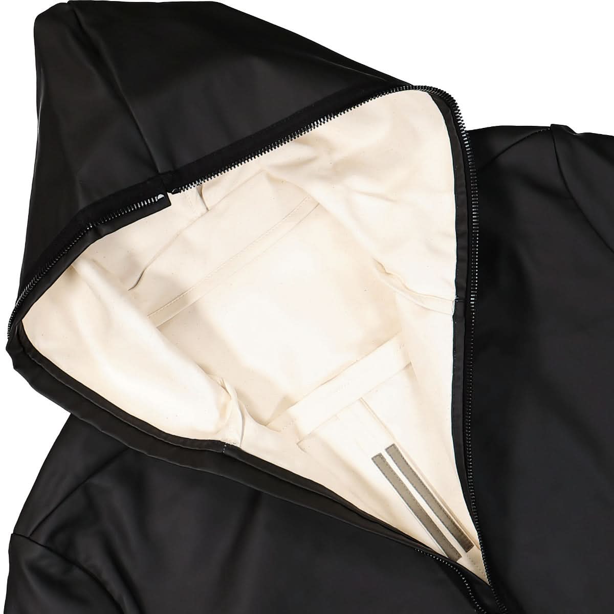 Rick Owens Strobe Parka Black Detail view 3 | Gate