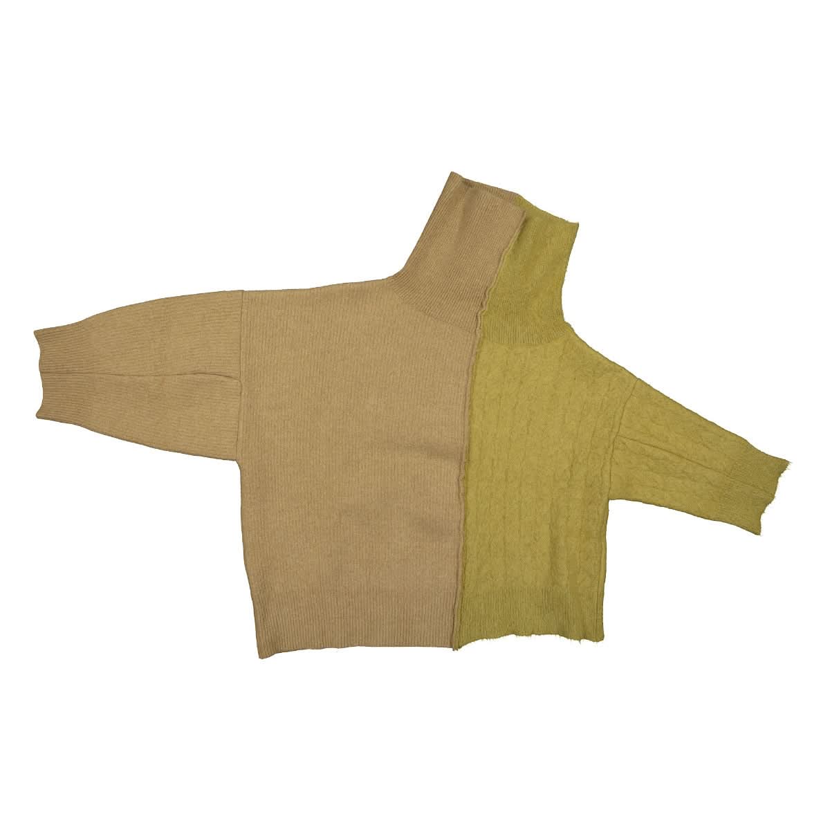Marni Dolcevita Knit Brown,Beige Detail view 3 | Gate