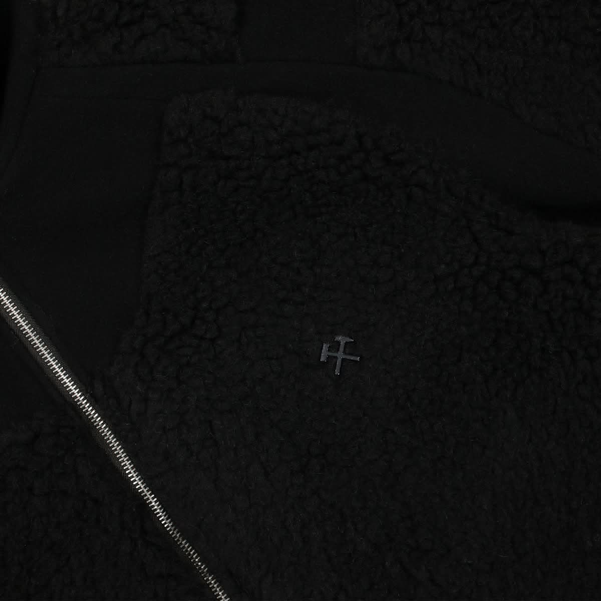 GmbH Two Tone Fleece Jacket Black Detail view 4 | Gate