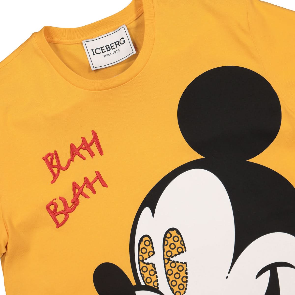 Iceberg T-Shirt Yellow Detail view 3 | Gate