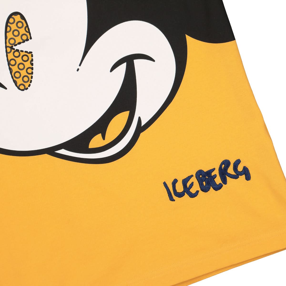 Iceberg T-Shirt Yellow Detail view 4 | Gate
