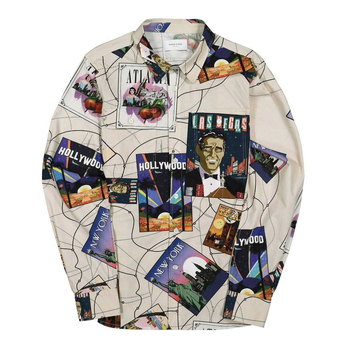 Ovadia & Sons Landmark Ian Shirt Multicolor Detail view 1 | Gate