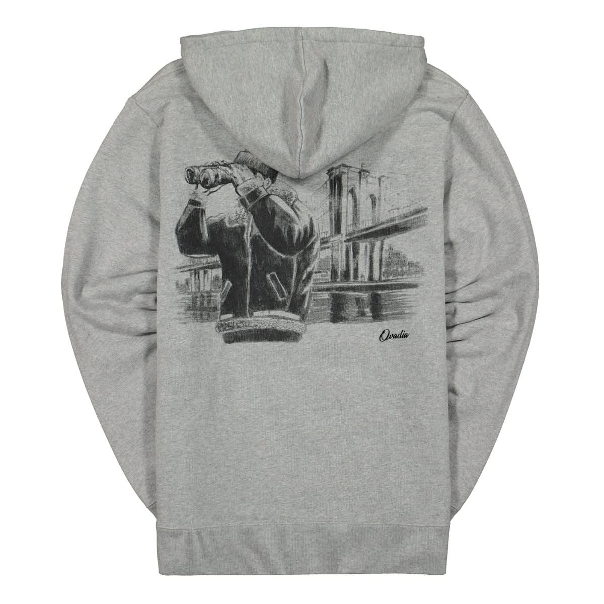 Ovadia & Sons Viewmaster Hoodie Grey Detail view 2 | Gate