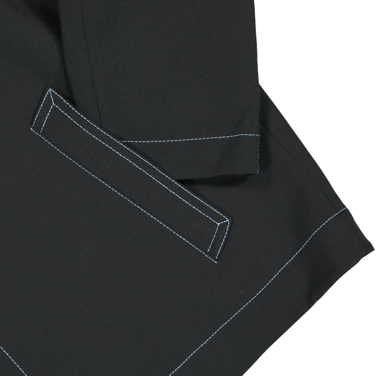 Feng Chen Wang 3D Logo Coach Jacket Black Detail view 4 | Gate