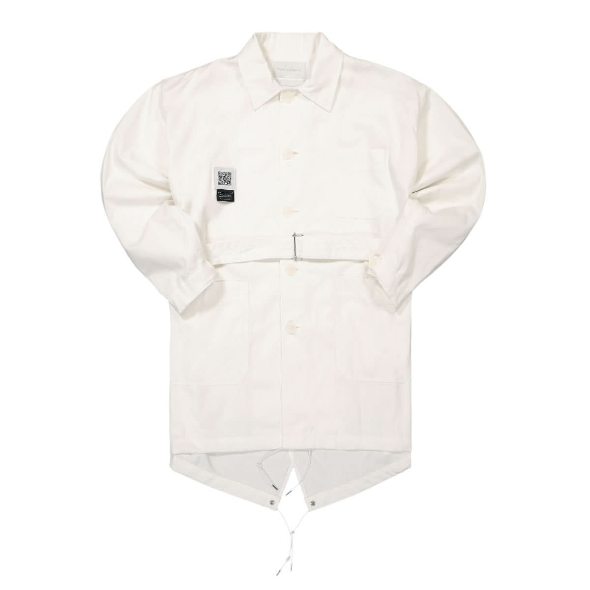 Fumito Ganryu Laboratory Coat White Detail view 1 | Gate
