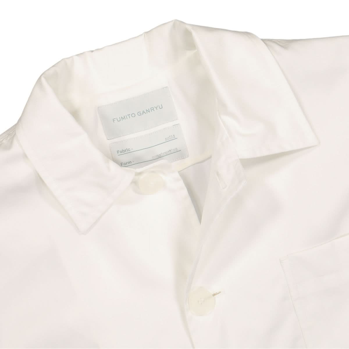 Fumito Ganryu Laboratory Coat White Detail view 3 | Gate