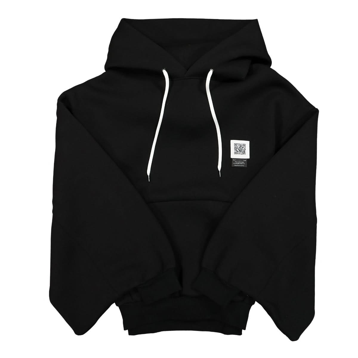 Fumito Ganryu Kimono Pullover Black Detail view 1 | Gate