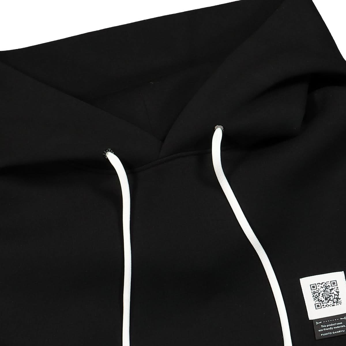 Fumito Ganryu Kimono Pullover Black Detail view 3 | Gate