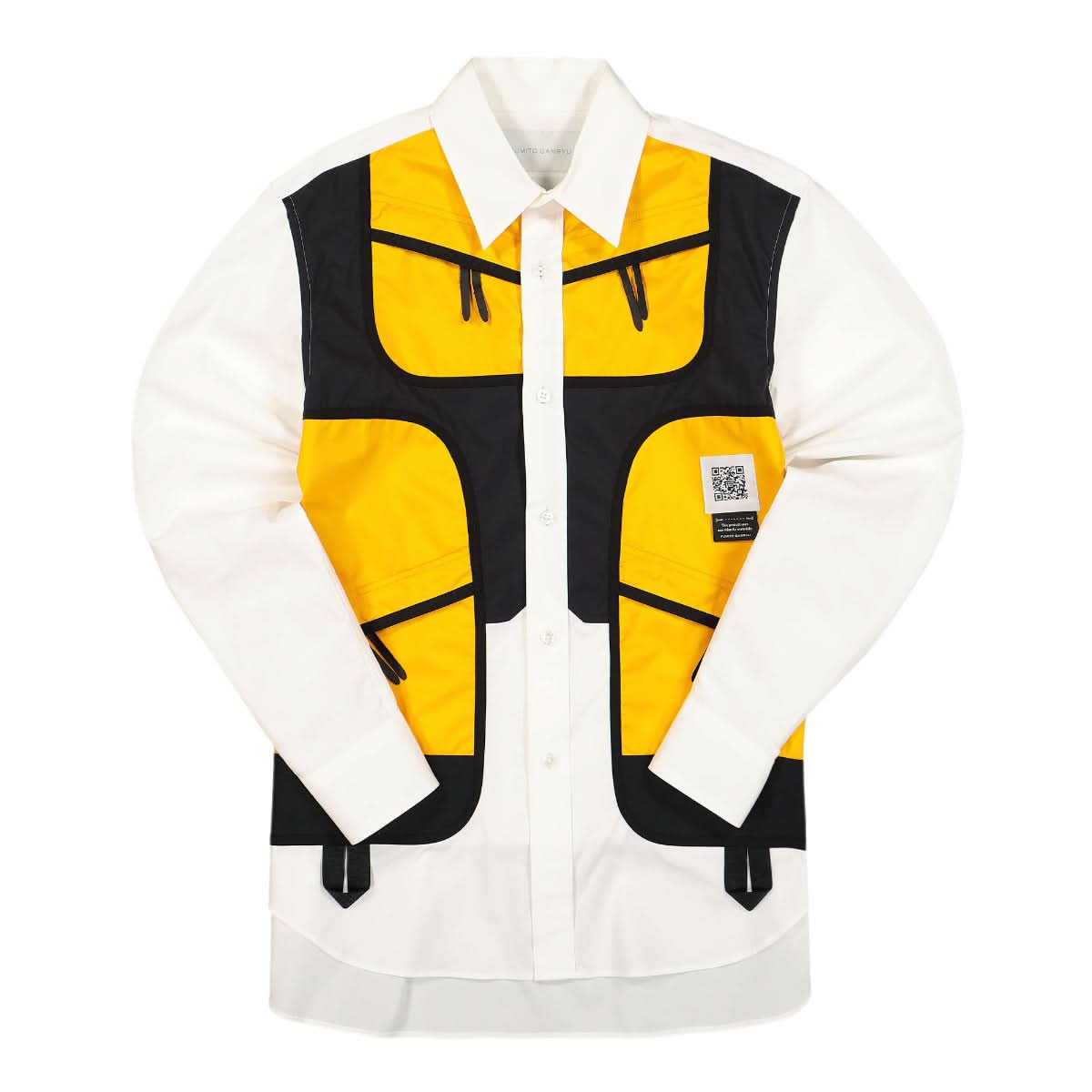 Fumito Ganryu Portable Shirt White,Yellow Detail view 1 | Gate