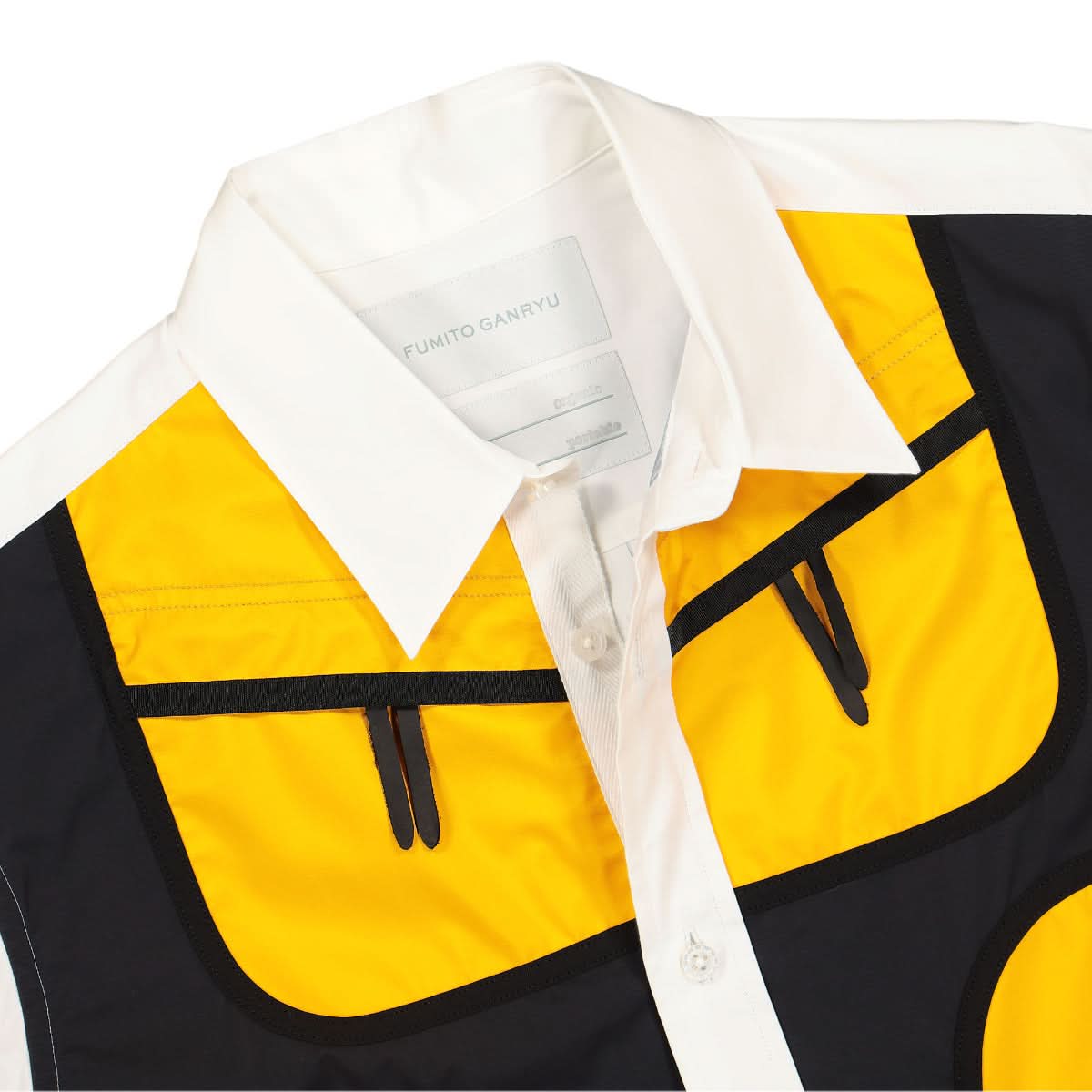 Fumito Ganryu Portable Shirt White,Yellow Detail view 3 | Gate