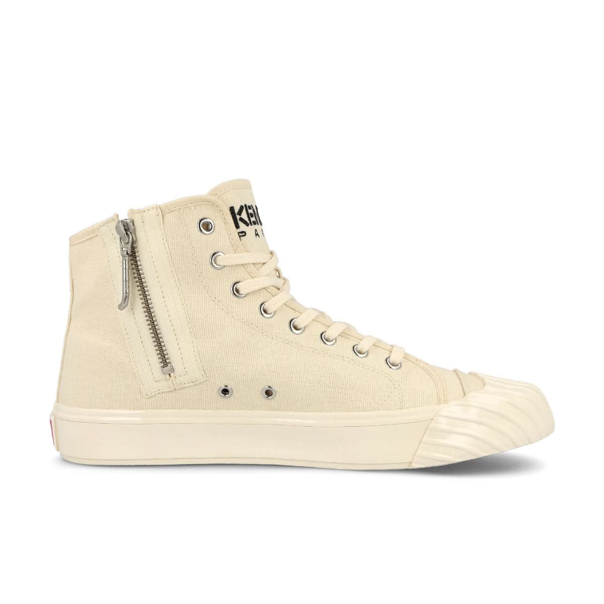 KENZO SCHOOL High Top Sneaker Beige Sneaker Detail view 2 | Gate