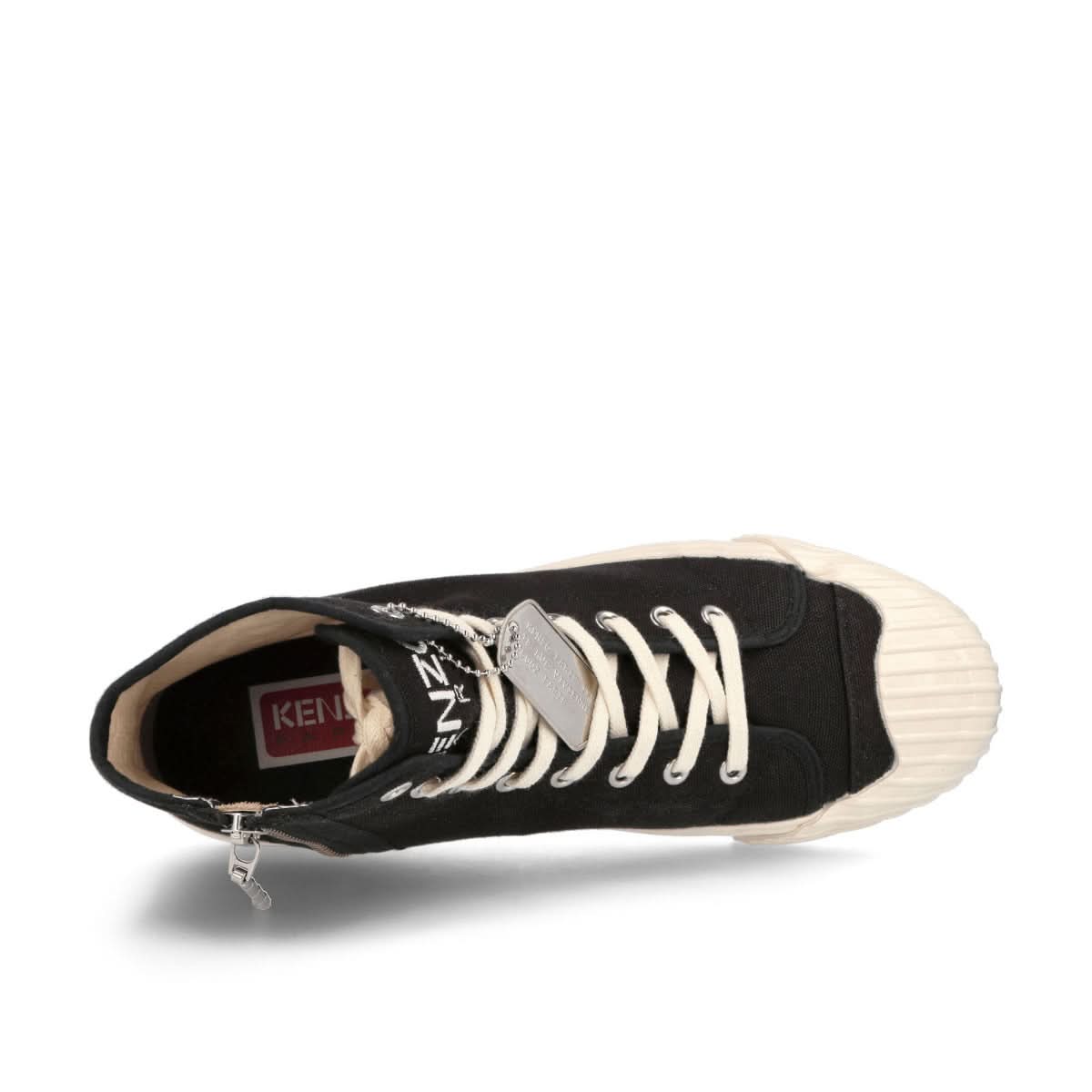 KENZO SCHOOL High Top Sneaker Black Sneaker Detail view 5 | Gate