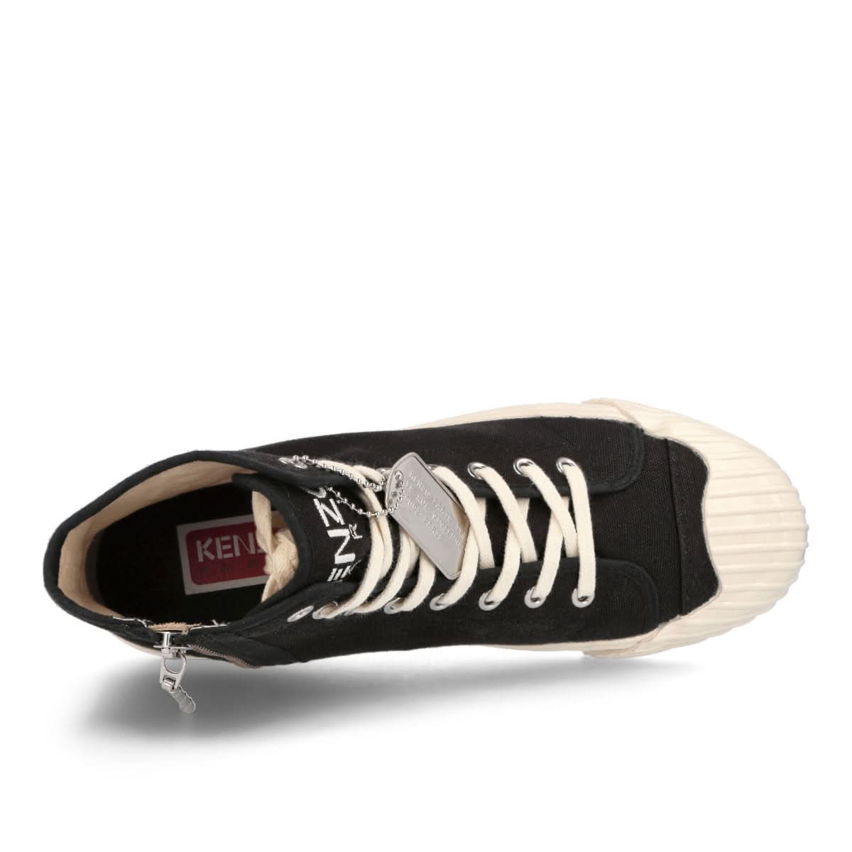KENZO SCHOOL High Top Sneaker Black Sneaker Detail view 5 | Gate