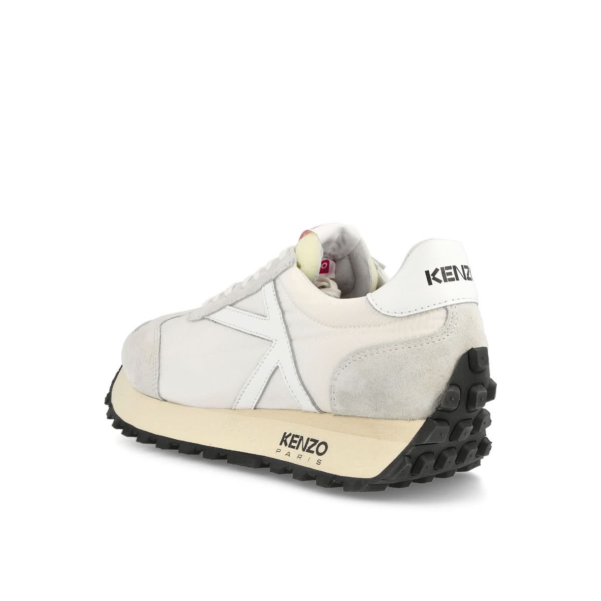KENZO SMILE Run Low Top Sneaker Grey,White Sneaker Detail view 3 | Gate