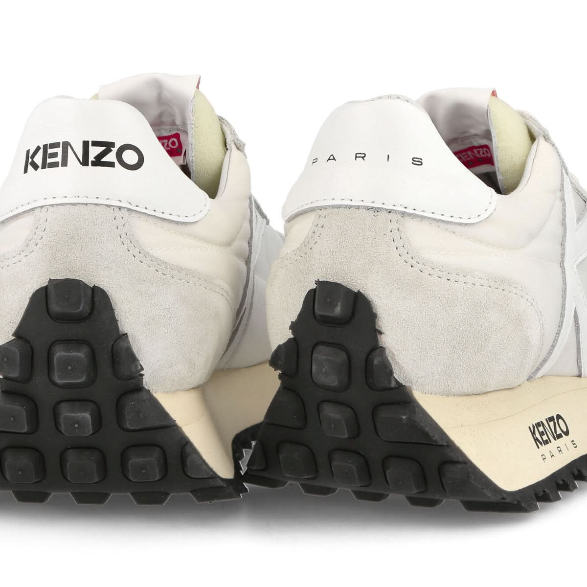 KENZO SMILE Run Low Top Sneaker Grey,White Sneaker Detail view 5 | Gate
