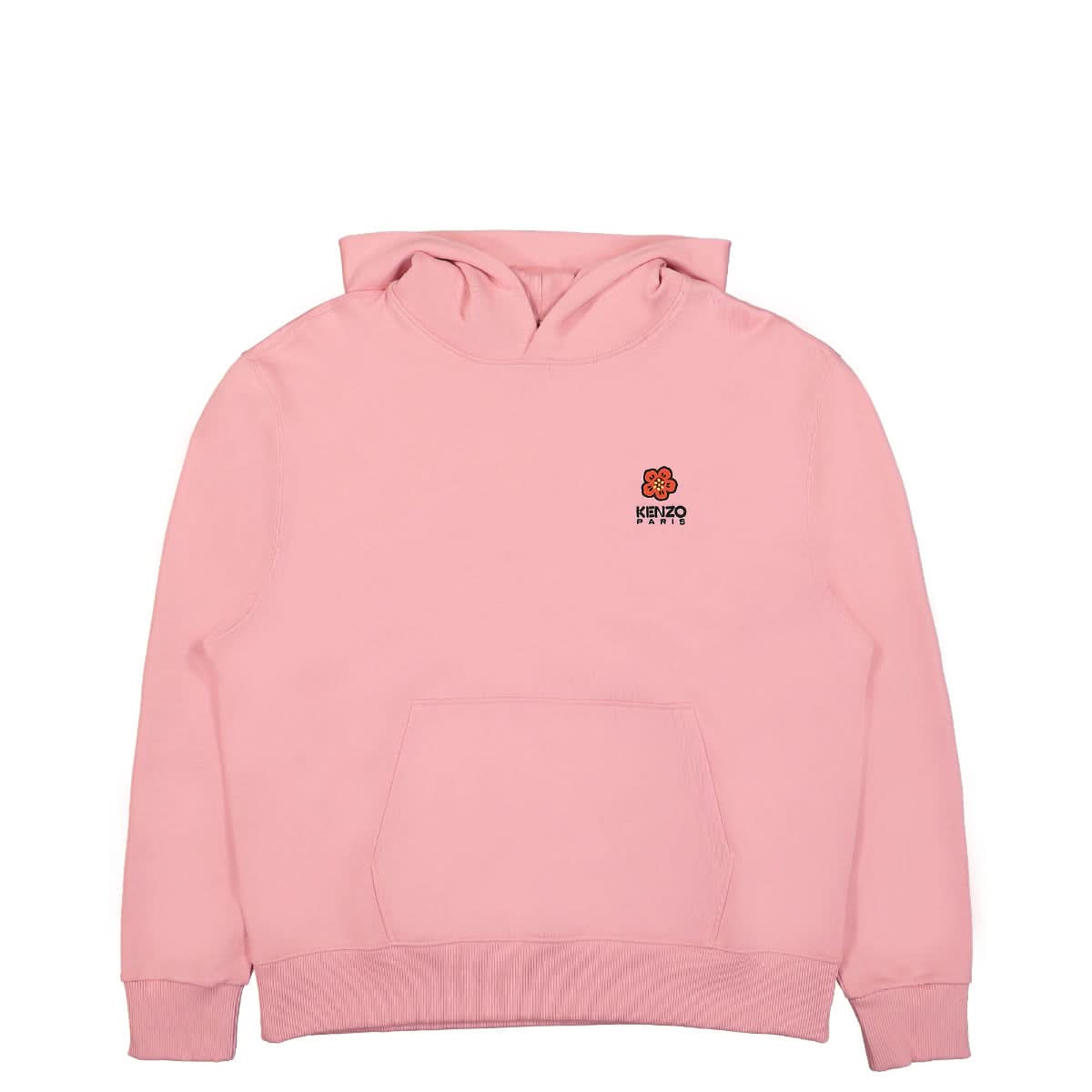KENZO Boke Flower Crest Classic Hoodie Pink Detail view 1 | Gate