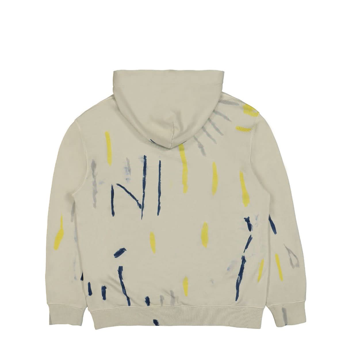 Feng Chen Wang Multi-Color Tie-Dye Hoodie Grey,Multicolor Detail view 1 | Gate