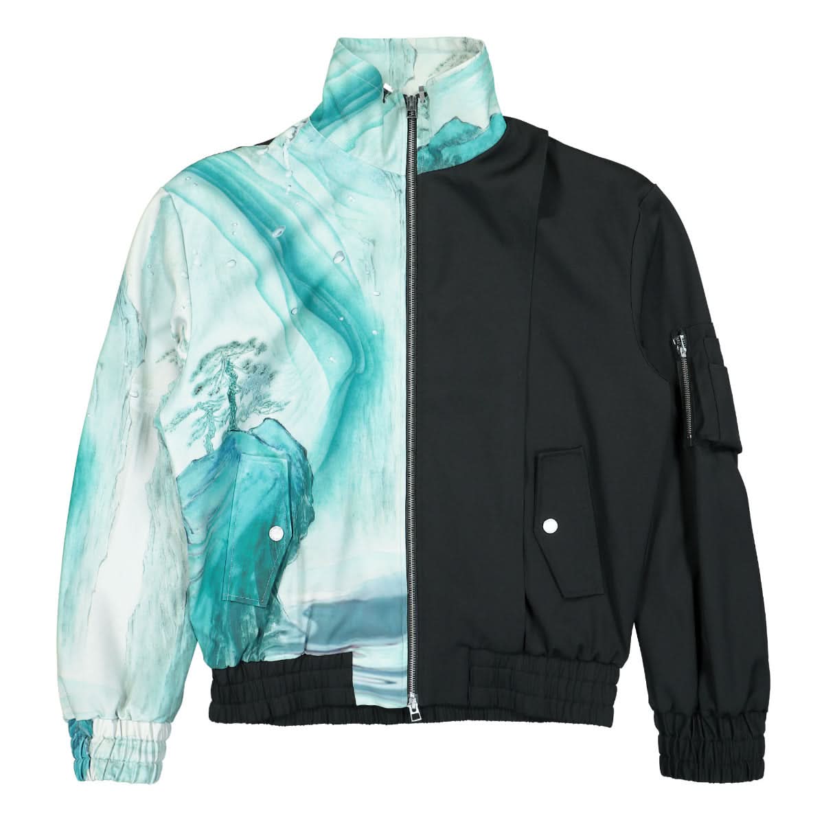 Feng Chen Wang Piaggio Landscape Jacket Black,White,Blue Detail view 1 | Gate
