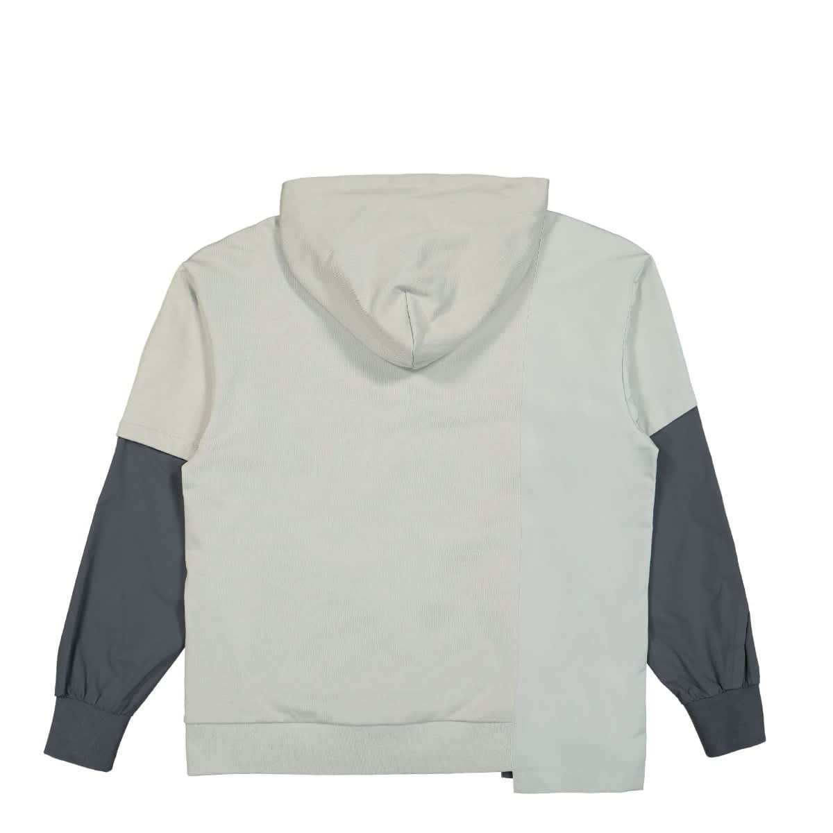 Feng Chen Wang Patch Hoodie Grey Detail view 2 | Gate
