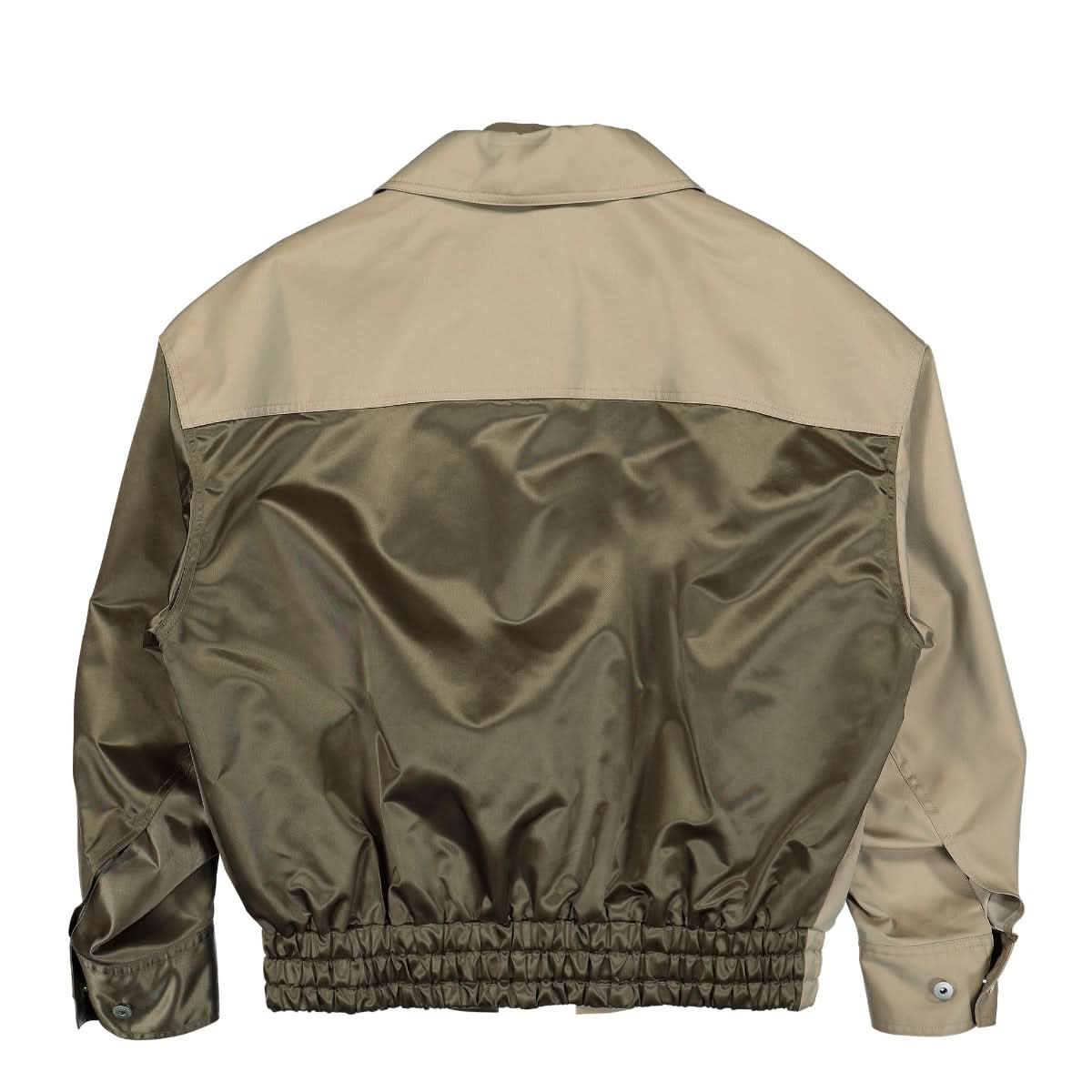 Feng Chen Wang Double Panelled Jacket Brown Detail view 2 | Gate