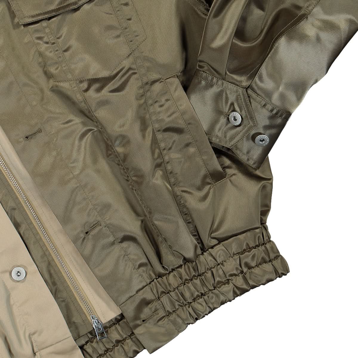 Feng Chen Wang Double Panelled Jacket Brown Detail view 4 | Gate