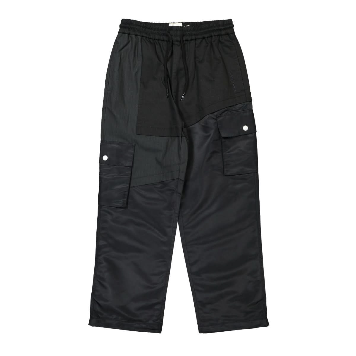 Feng Chen Wang Panel Cargo Pant Black,Grey Detail view 1 | Gate