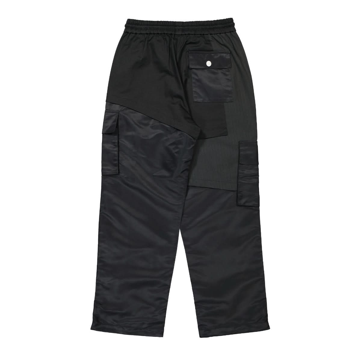 Feng Chen Wang Panel Cargo Pant Black,Grey Detail view 2 | Gate