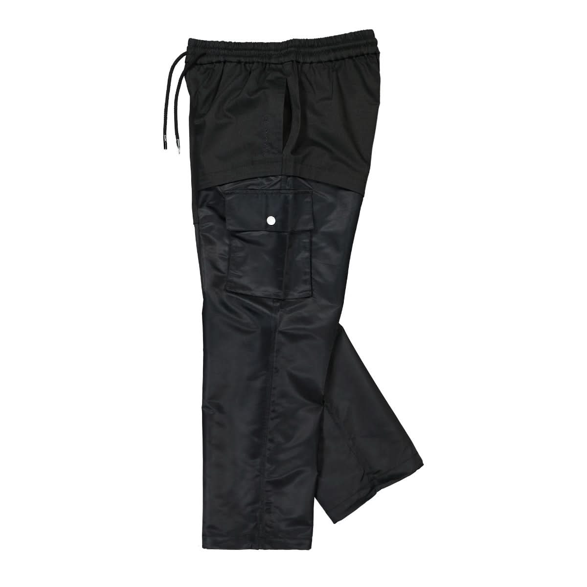 Feng Chen Wang Panel Cargo Pant Black,Grey Detail view 3 | Gate