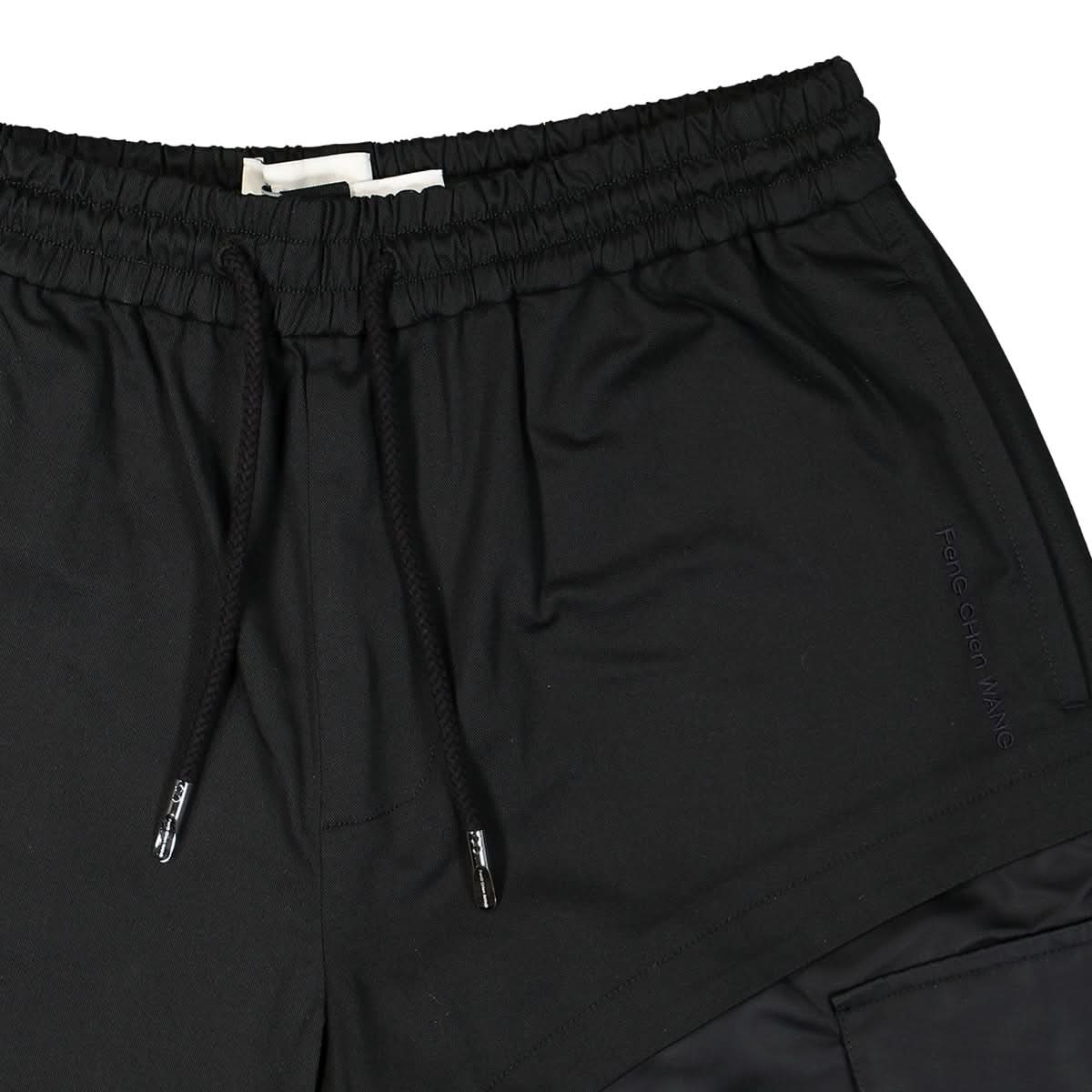 Feng Chen Wang Panel Cargo Pant Black,Grey Detail view 4 | Gate