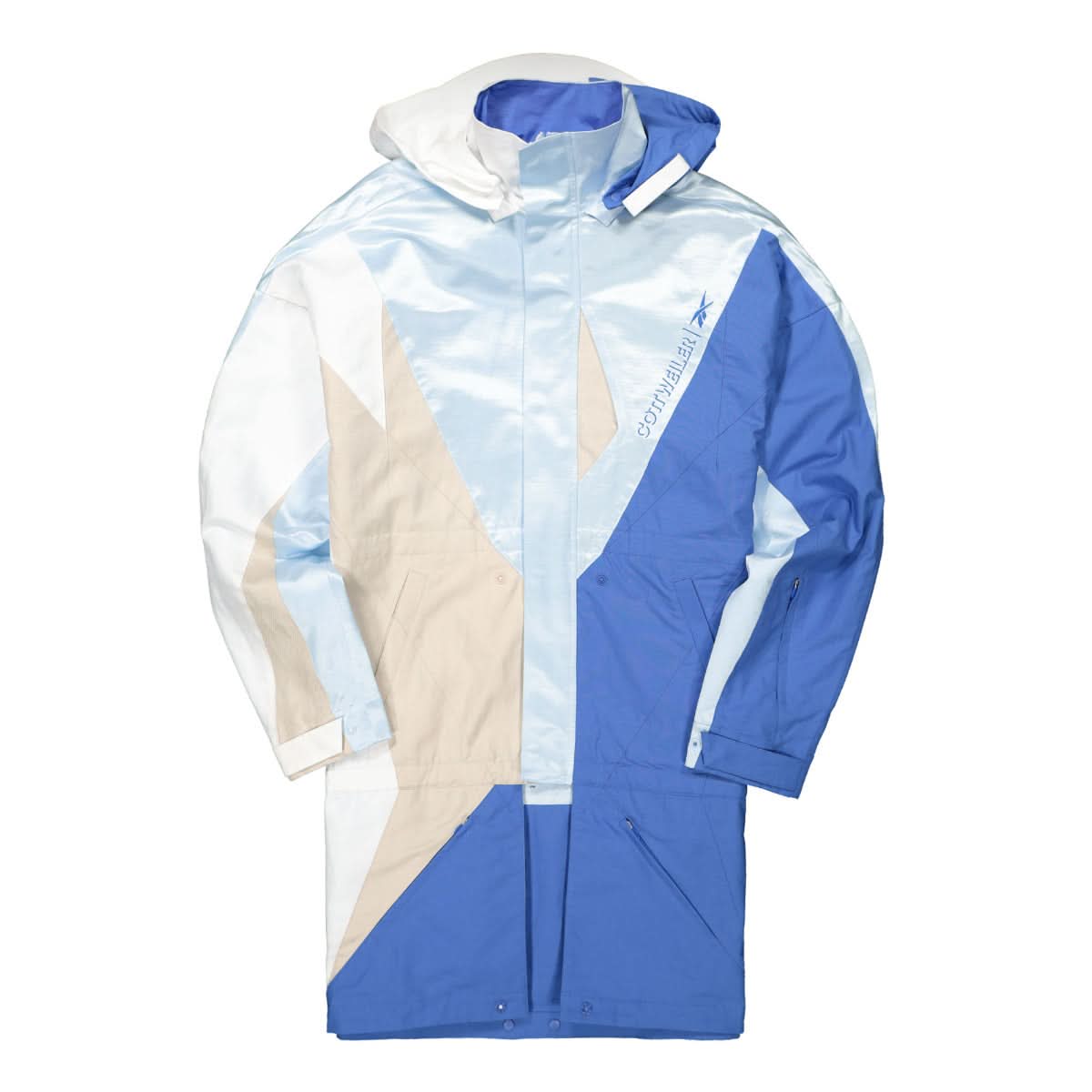 Reebok Parka Beige,White,Blue Detail view 1 | Gate