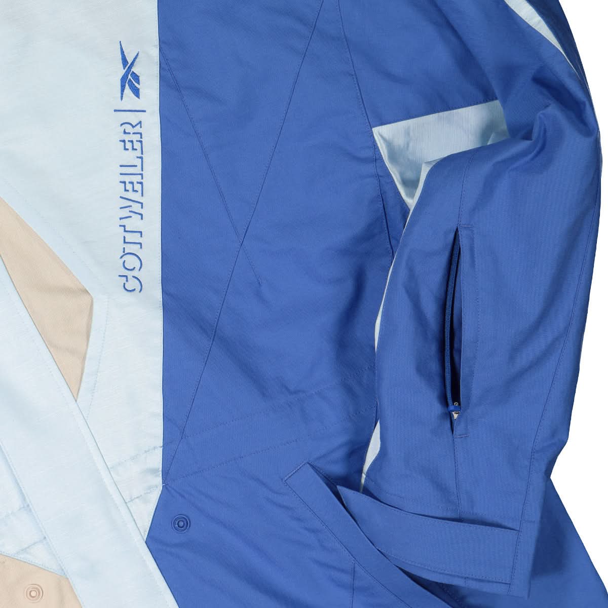 Reebok Parka Beige,White,Blue Detail view 4 | Gate
