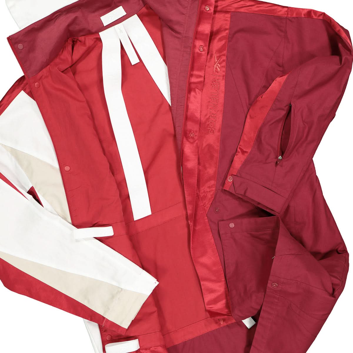 Reebok Parka Red Detail view 3 | Gate