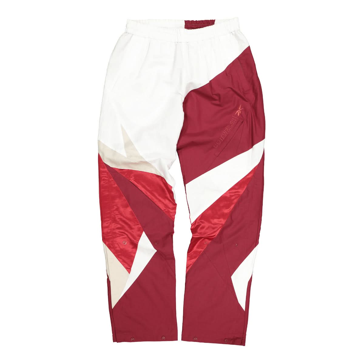 Reebok Hybrid Pant White,Red Detail view 1 | Gate