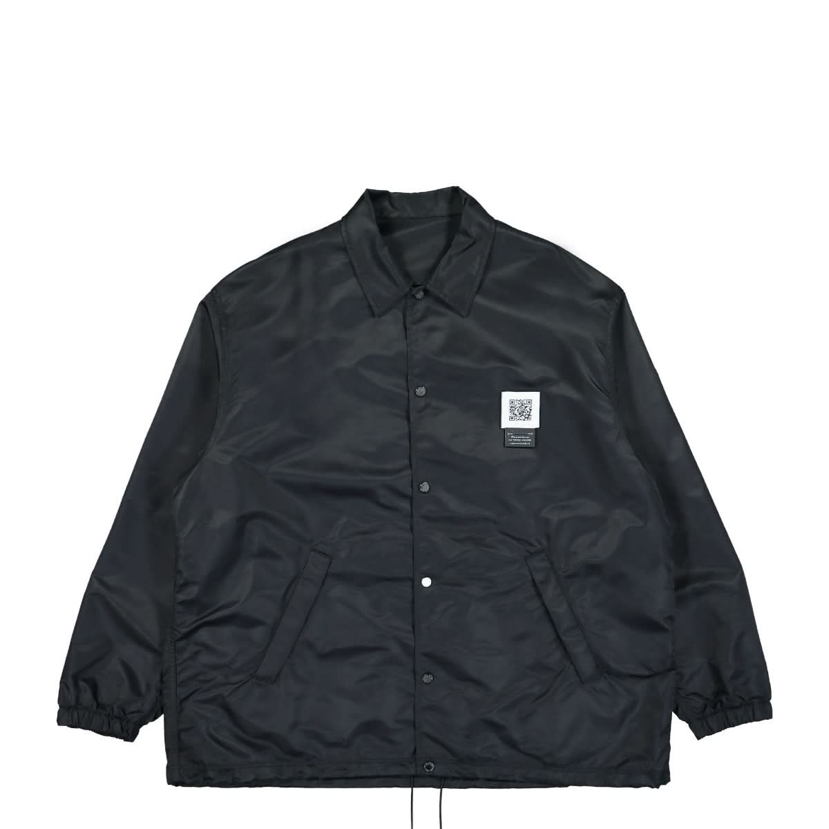Fumito Ganryu 2Way Coach Jacket Black Detail view 1 | Gate
