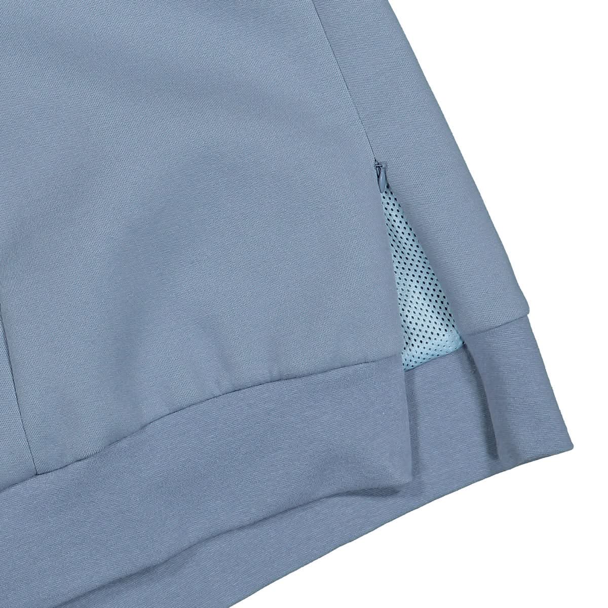 Fumito Ganryu 2Way Pull Hoodie Blue Detail view 5 | Gate