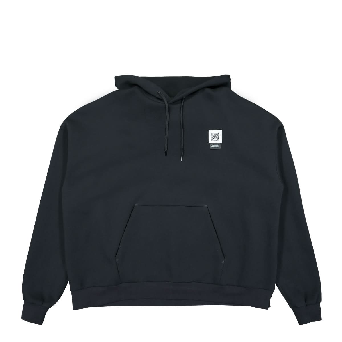 Fumito Ganryu 2Way Pull Hoodie Black Detail view 1 | Gate