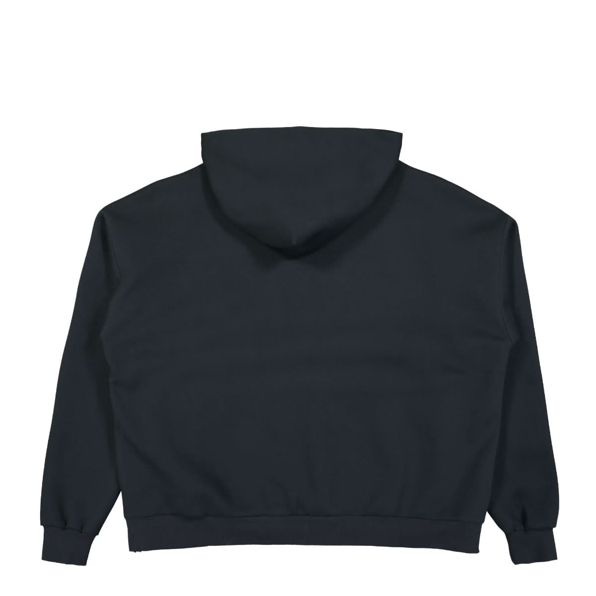 Fumito Ganryu 2Way Pull Hoodie Black Detail view 1 | Gate