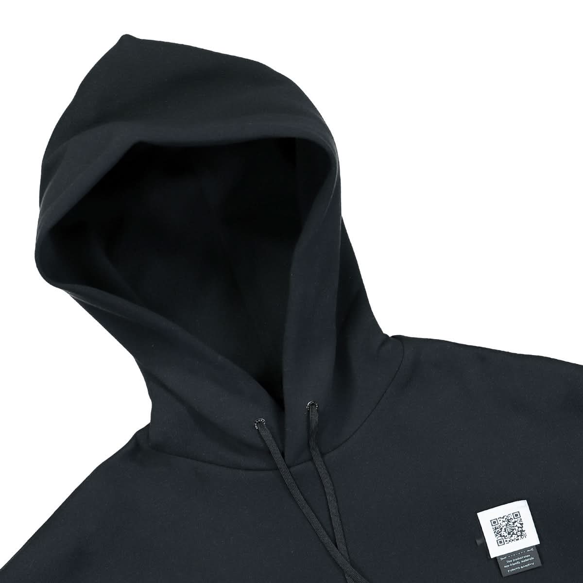 Fumito Ganryu 2Way Pull Hoodie Black Detail view 3 | Gate