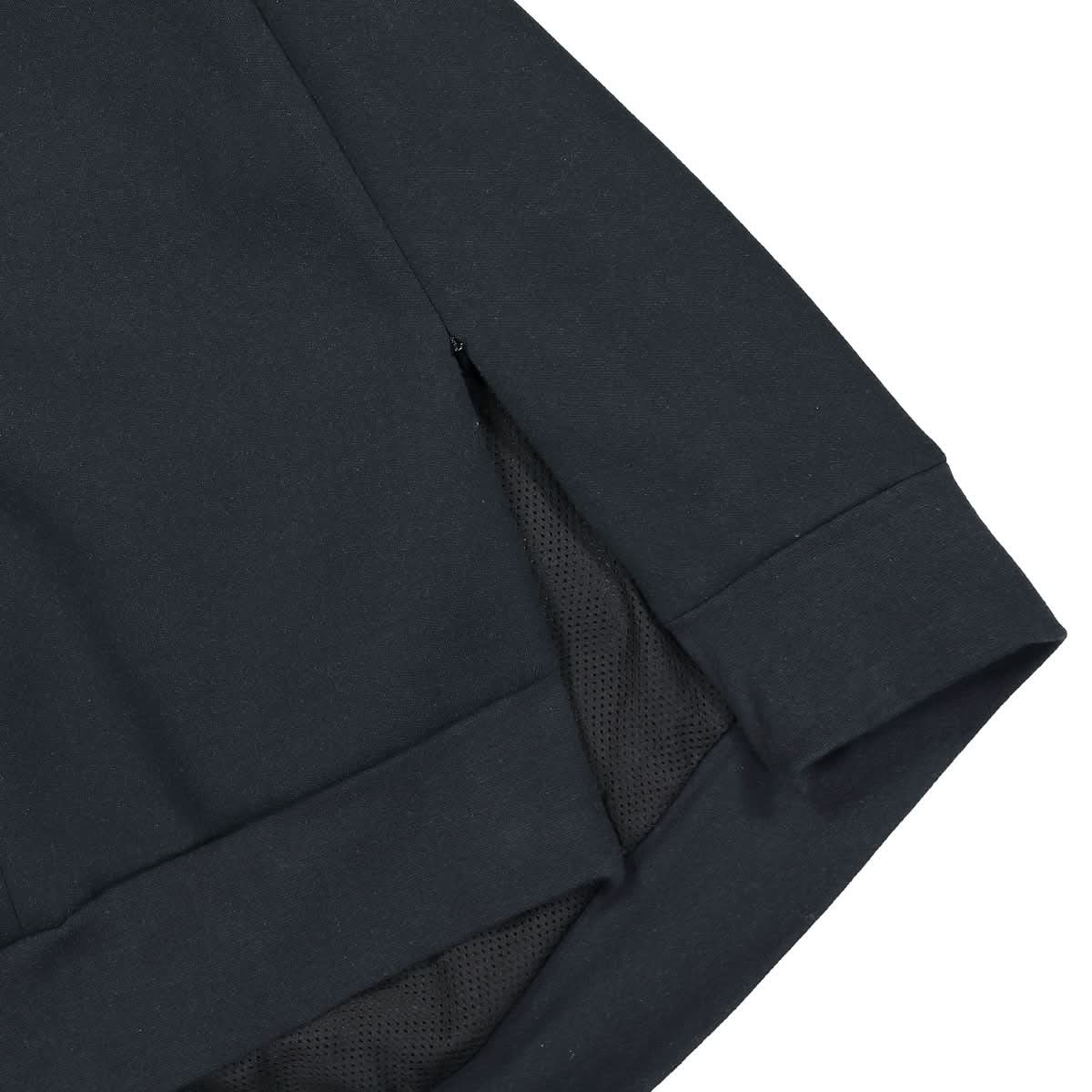 Fumito Ganryu 2Way Pull Hoodie Black Detail view 5 | Gate