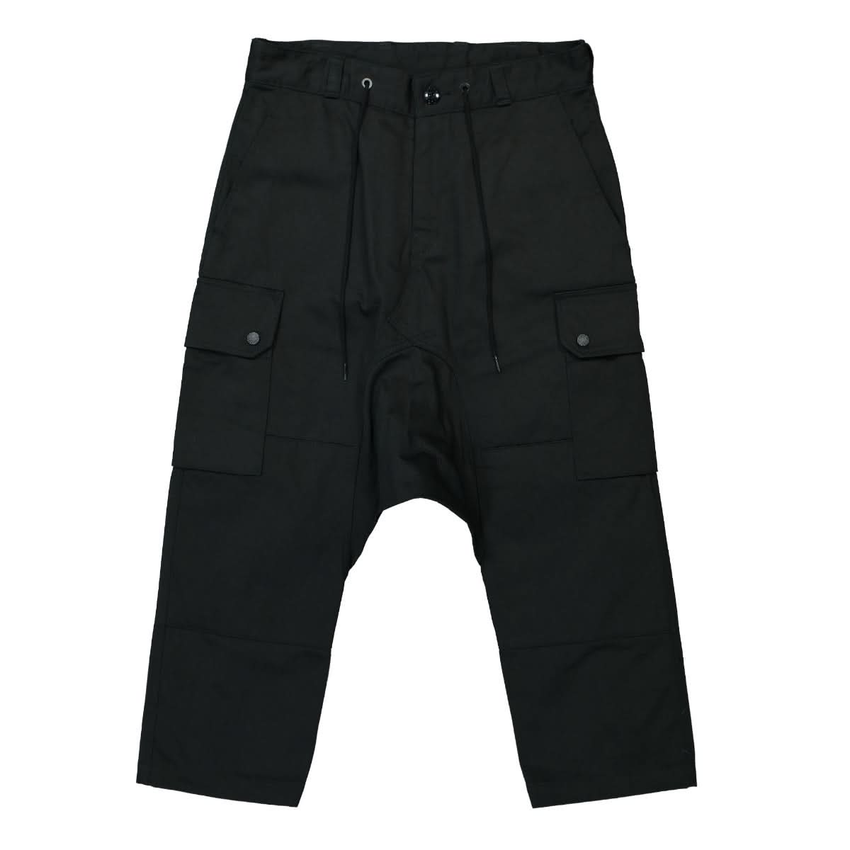 Fumito Ganryu F-2 Sarrouel Pants Black Detail view 1 | Gate