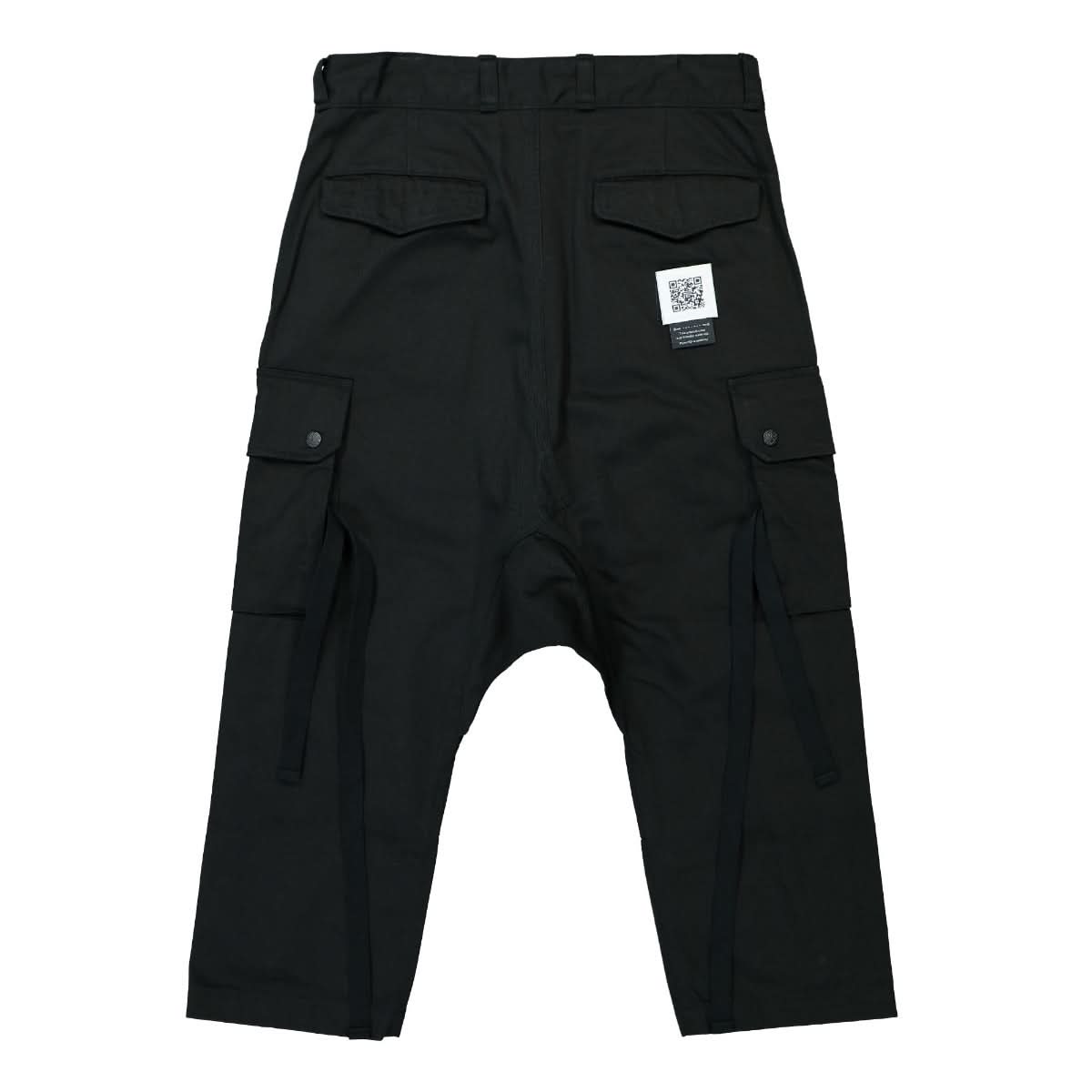 Fumito Ganryu F-2 Sarrouel Pants Black Detail view 2 | Gate