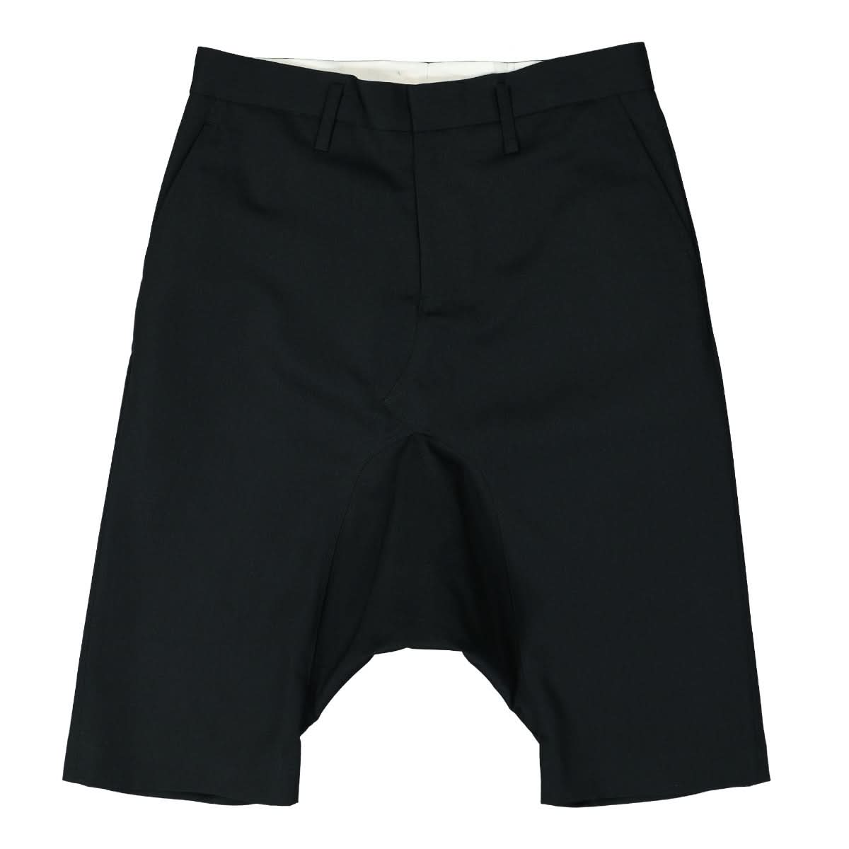 Fumito Ganryu Sarrouel Half Pants Black Detail view 1 | Gate