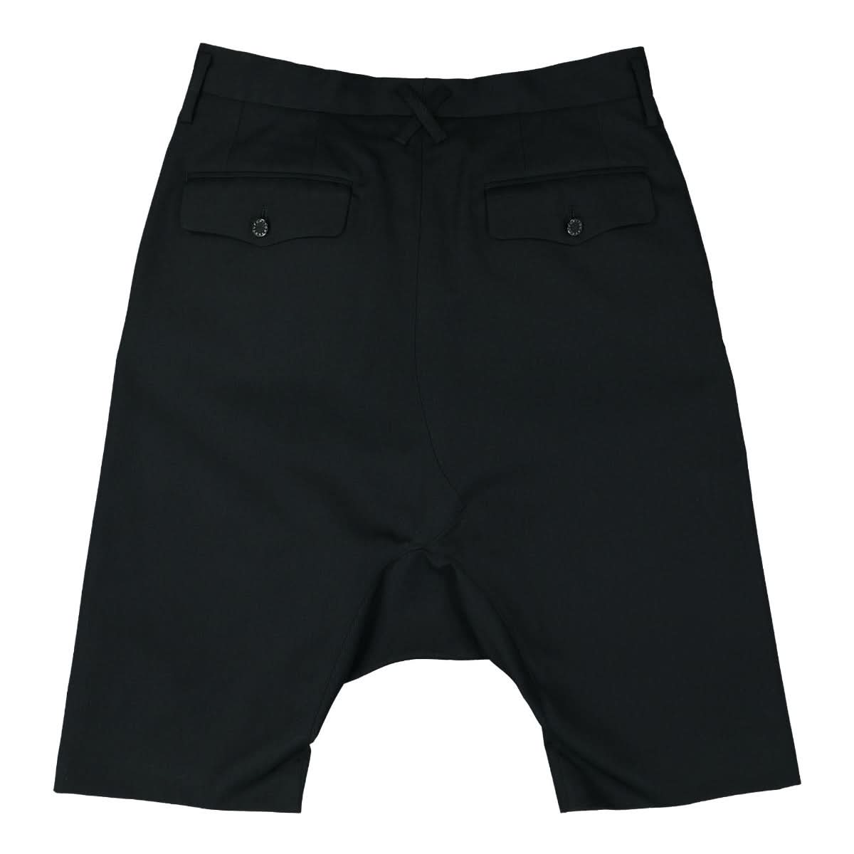 Fumito Ganryu Sarrouel Half Pants Black Detail view 2 | Gate