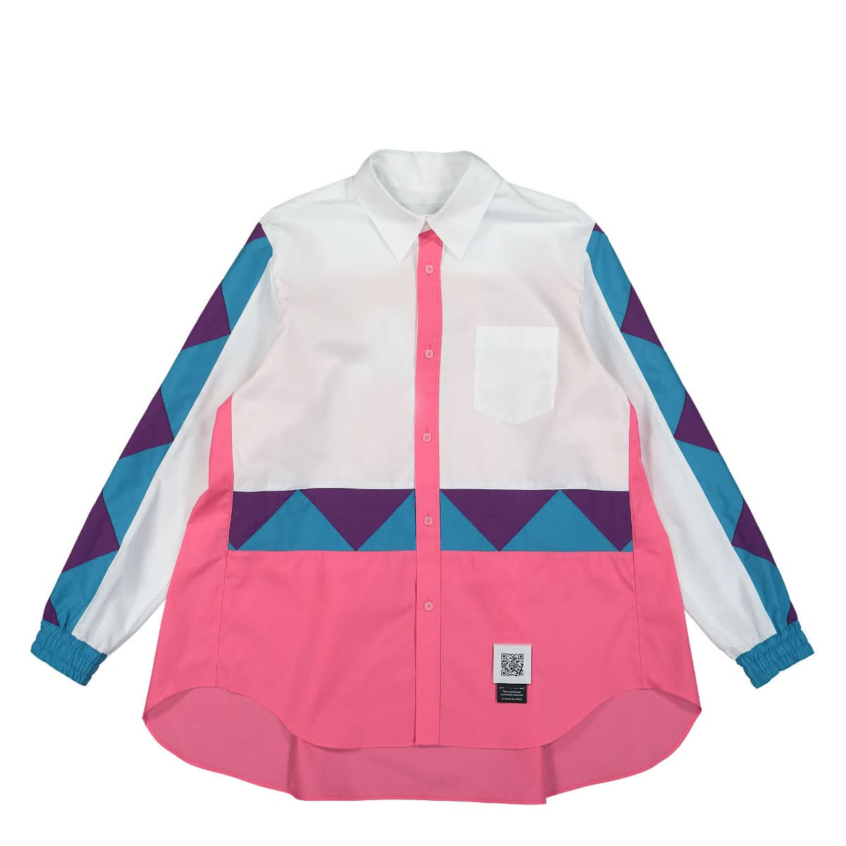 Fumito Ganryu Windbreaker Shirt Multicolor Detail view 1 | Gate