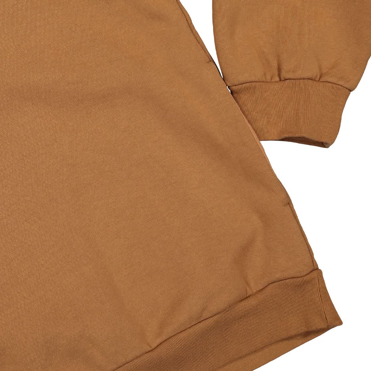 Marni Piton Brushed Organic Sweatshirt Brown Detail view 4 | Gate